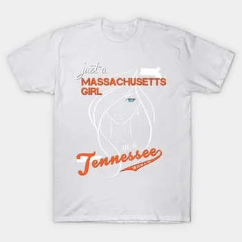 T Shirt Women Massachusetts Tennessee Harajuku Print Kawaii Tshirt Summer Short Sleeve Female T-Shirt Top Tee S розовый