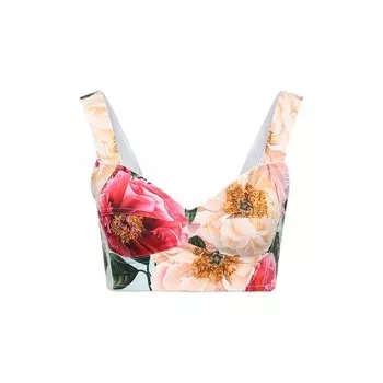 Хлопковый топ-бюстье Dolce &amp; Gabbana