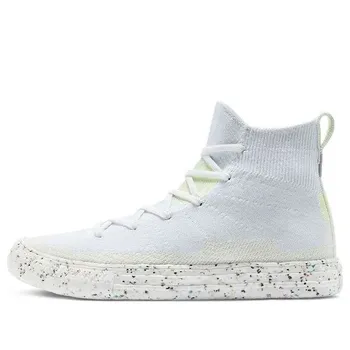 Кроссовки chuck taylor all star crater knit high 'white barely volt' Converse, белый