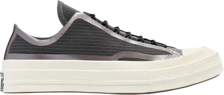 Кроссовки Converse Chuck 70 Low Metallic Tape Seam - Storm Wind, черный