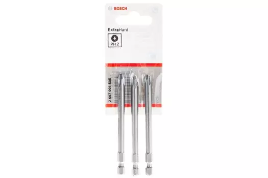 Бита Bosch 3 89мм PH2 XH 2607001535