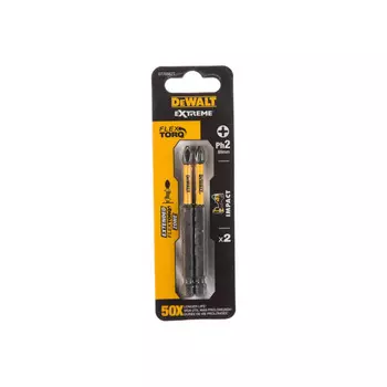 Биты ударные DeWalt Impact Torsion PH2 85мм 2шт DT70567T-QZ
