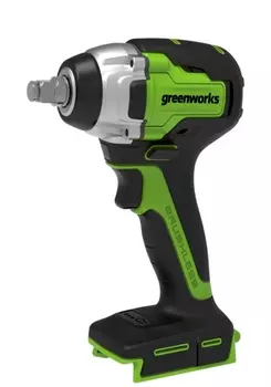 Аккумуляторный гайковерт Greenworks GD24IW400 (без акб и з/у) 3802907