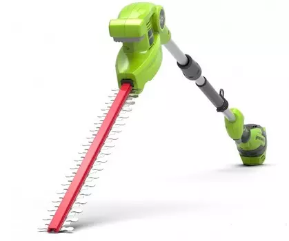 Аккумуляторный кусторез GreenWorks G40PHA штанговый 2300407