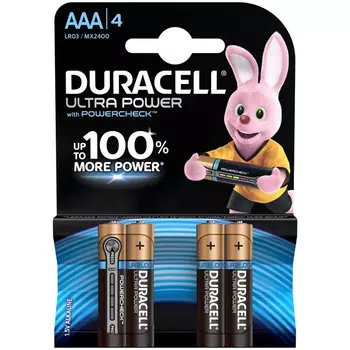 Батарейка Duracell LR03 4BL Ultra Power УФ-00000038