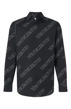 Хлопковая рубашка VETEMENTS