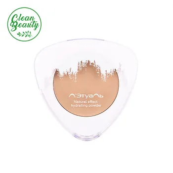 ЛЭТУАЛЬ Увлажняющая пудра эффект второй кожи Natural effect hydrating powder