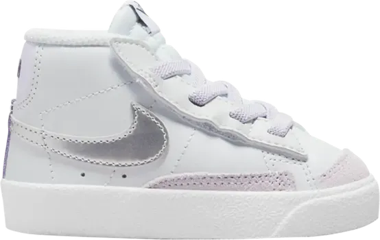 Кроссовки Nike Blazer Mid '77 TD 'Pure Platinum Metallic Silver', белый