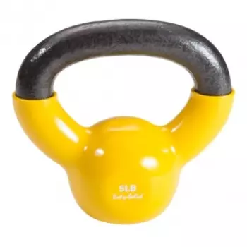 Гиря Body Solid 2,3 кг (5lb) обрезиненная желтая