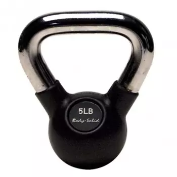 Гиря Body Solid 2,3 кг (5lb) с хромированной ручкой