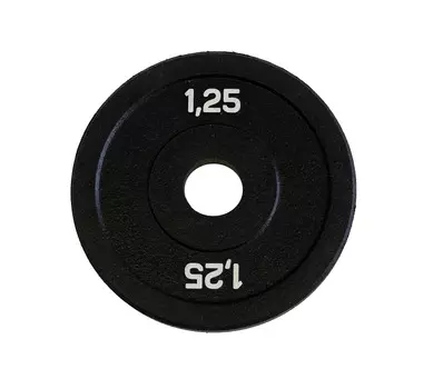 Диск бамперный OriginalFitTools 1,25 кг (черный)