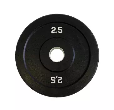 Диск бамперный OriginalFitTools 2,5 кг (черный)