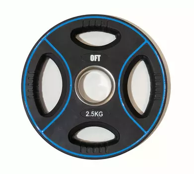 Диск для штанги олимпийский полиуретановый OriginalFitTools 2,5 кг