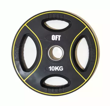 Диск для штанги олимпийский полиуретановый OriginalFitTools 5 кг
