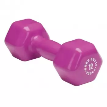 Гантель Body Solid в виниловой оболочке 5,4 кг (12lb)