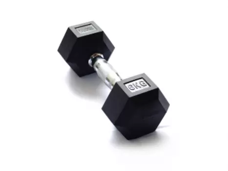 Гантель Original Fittools 6 кг гексагональная