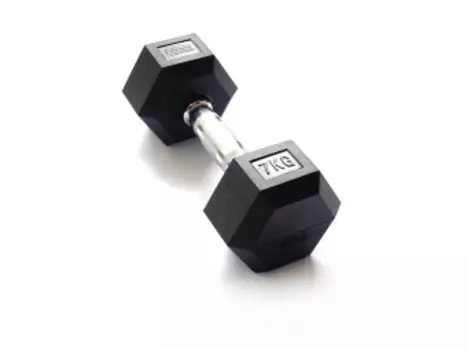 Гантель Original Fittools 7 кг гексагональная