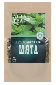 Мяты лист, 50 г, крафт-пакет