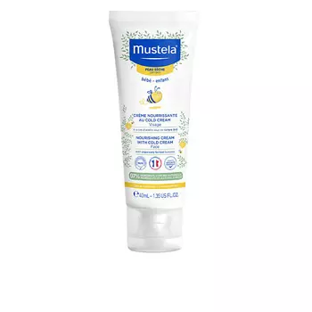 MUSTELA Питательный защитный крем для сухой детской кожи Nourishing Cream with Cold Cream 40.0