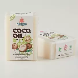 NAI HARN Мыло косметическое ручной работы, кокосовое натуральное