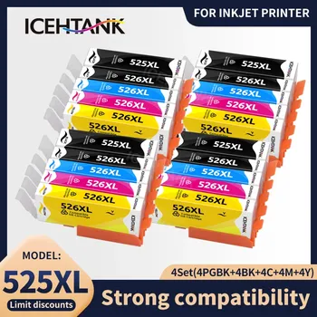 Icehtank 5 видов цветов чернильный картридж для Canon PGI 525 Pixma MG6150 MG6200 MG6220 MG6250 MG8120 IP4800 IP4850