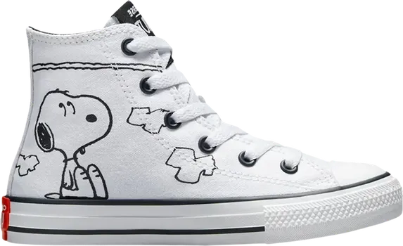 Кроссовки Converse Peanuts x Chuck Taylor All Star High PS Snoopy and Woodstock, белый
