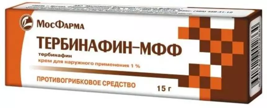 Тербинафин-МФФ, крем 1% 15 г, 1 шт.