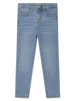 Levi's Kids джинсы скинни с нашивкой-логотипом, синий