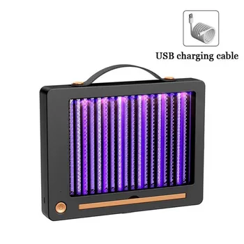 Электрическая ловушка для комаров USB-перезаряжаемая сетка для борьбы с комарами 1200 мАч настенная ловушка для уничтожения летающих насекомых USB Power белый