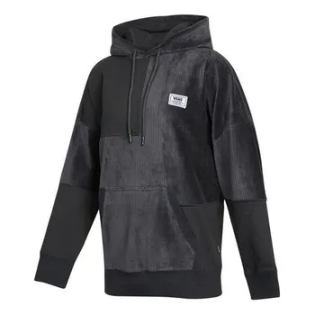 Свитер splicing long sleeves hoodie black gray Vans, бежевый