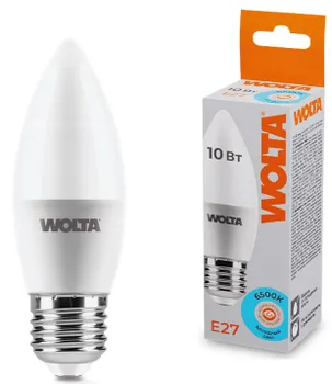 Лампа светодиодная WOLTA 25WC10E27 10Вт 6500K E27