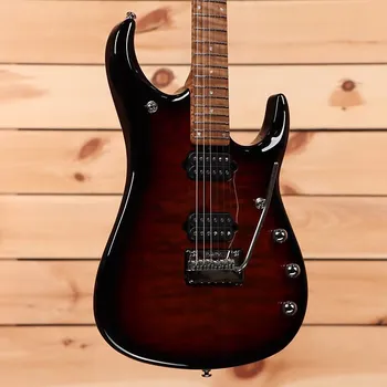 Электрогитара Ernie Ball Music Man JP-15 - Tiger Eye Quilt - H00484 - PLEK'd