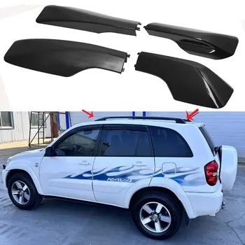 Черный, 4 шт., багажник на крышу, сменный чехол для TOYOTA RAV4 2001 2002 2003 2004 2005, автомобильные аксессуары