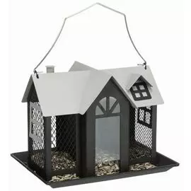 Кормушка Trixie Villa уличная чёрная для птиц (2 л/26 x 19 x 19 см, Черный)