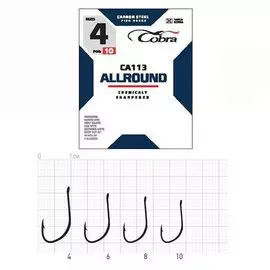 Крючки Cobra ALLROUND CA113 (008, 10 шт)