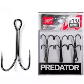 Крючки-двойники Lucky John Predator LJH121 (002 , 4 шт)