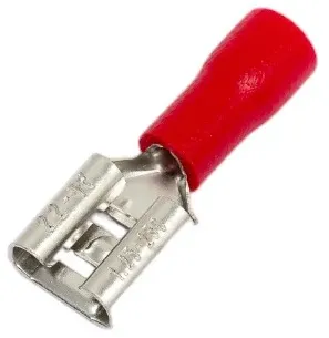 Клемма Rexant 08-0413 плоская изолированная РПи-м 1.5-(6.3)/РпИм 1,25-250 гнездо 6.6 мм 0.5-1.5 мм2