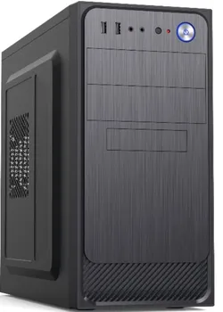 Корпус mATX Foxline FORZA FZ-053 без БП, 2*USB2.0, black
