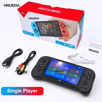 Игровая консоль X50 Портативная игровая консоль 6800 в 1 Ретро 5,1-дюймовый HD-экран Ретро Портативный игровой плеер 8GB-Single version2
