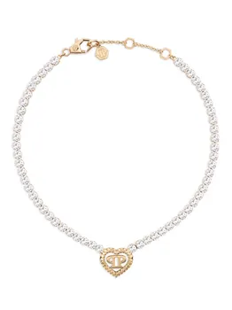 Колье Rocked Hearts Philipp Plein, серебяный