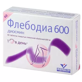 Флебодиа 600 мг таблетки 60 шт