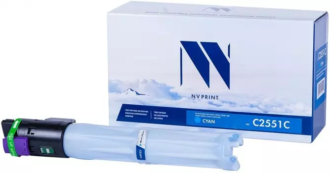 Картридж лазерный NV Print NV-MPC2551C (MPC2551E/841505), голубой, 9500 страниц, совместимый для Ricoh MP C2051/C2051AD/C2551/C2551AD