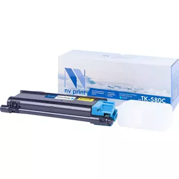 Картридж лазерный NV Print NV-TK580C (TK-580C), голубой, 2800 страниц, совместимый для Kyocera FS-C5150DN, ECOSYS P6021cdn
