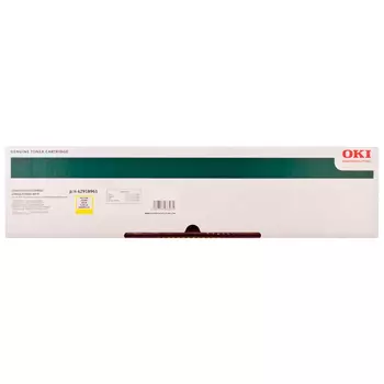 Картридж лазерный OKI 42918913/42918961/42918961, желтый, 15000 страниц, оригинальный для OKI C9600/C9650/C9800/C9850/C9800 MFP