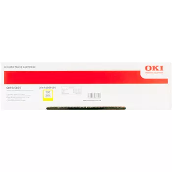 Картридж лазерный OKI 44059117/44059105/44059117, желтый, 8000 страниц, оригинальный для OKI C810/C830