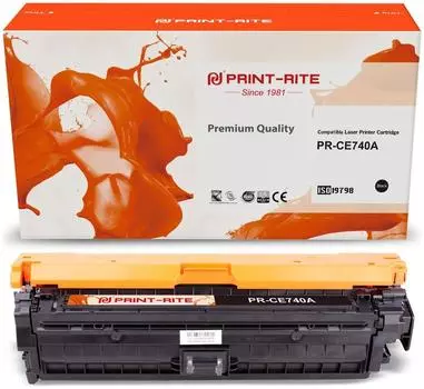 Картридж лазерный Print-Rite PR-CE740A (№307A/CE740A), черный, 7000 страниц, совместимый для CLJ CP5220/5225/5225n/5225dn