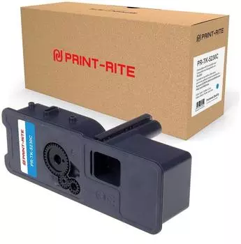 Картридж лазерный Print-Rite PR-TK-5230C (TK-5230C/1T02R9CNL0), голубой, 2200 страниц, совместимый для Kyocera Ecosys M5521cdn M5521, M5521cdw, P5021cdn P5021, P5021cdw