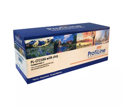 Картридж лазерный ProfiLine PL-CF218A with chip (18A/CF218A), черный, 1400 страниц, совместимый для LJ Pro M104a/M104w/M132a/M132fn/M132fw/M132nw
