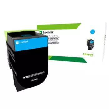Картридж лазерный Lexmark 808SCE/80C8SCE, голубой, 1шт., 2000 страниц, оригинальный, для CX310/CX410/CX510