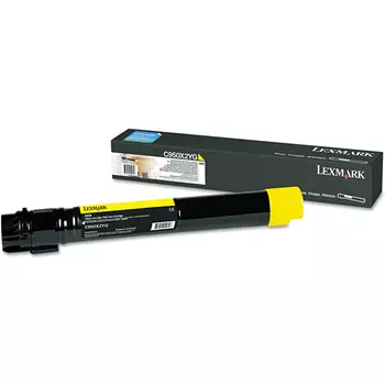 Картридж лазерный Lexmark C950X2YG, желтый, 1шт., 22000 страниц, оригинальный, для Lexmark C950de